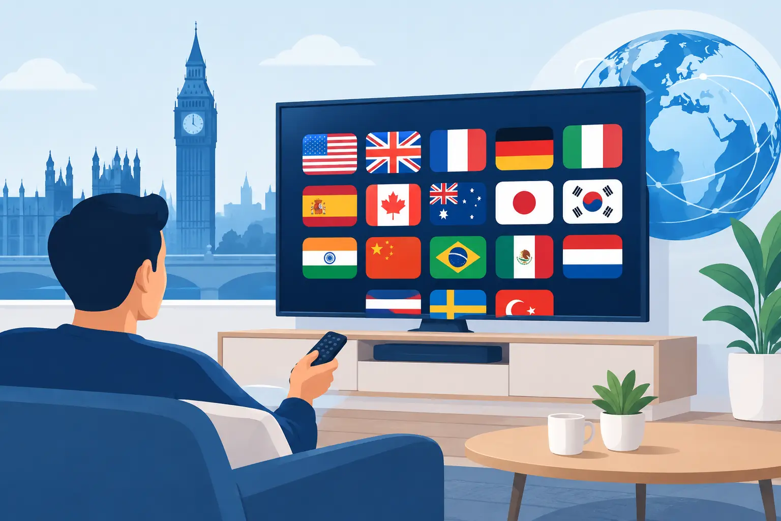 International TV Channels UK in One Place