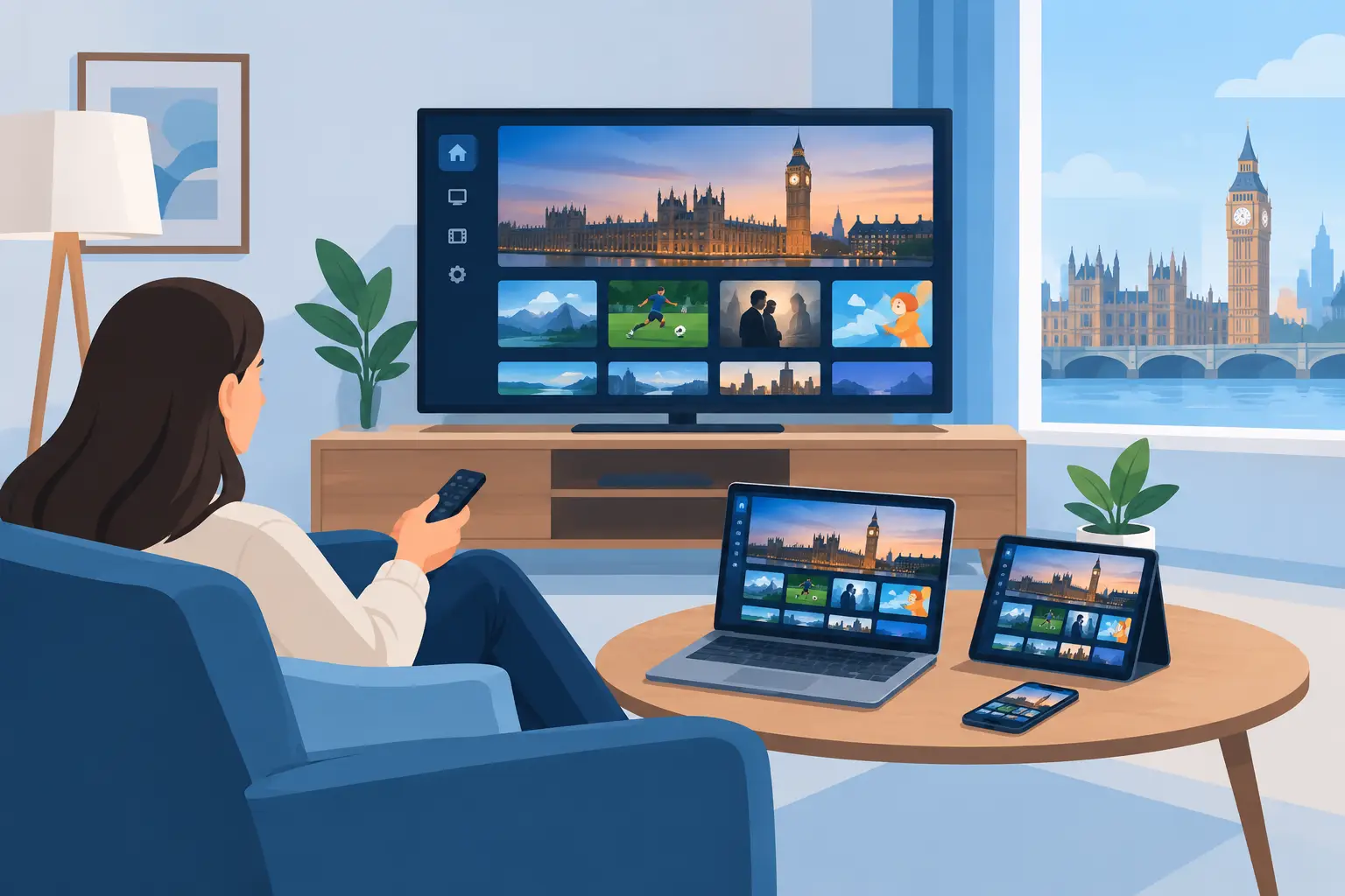 No Contract IPTV UK for Flexible Home Viewing